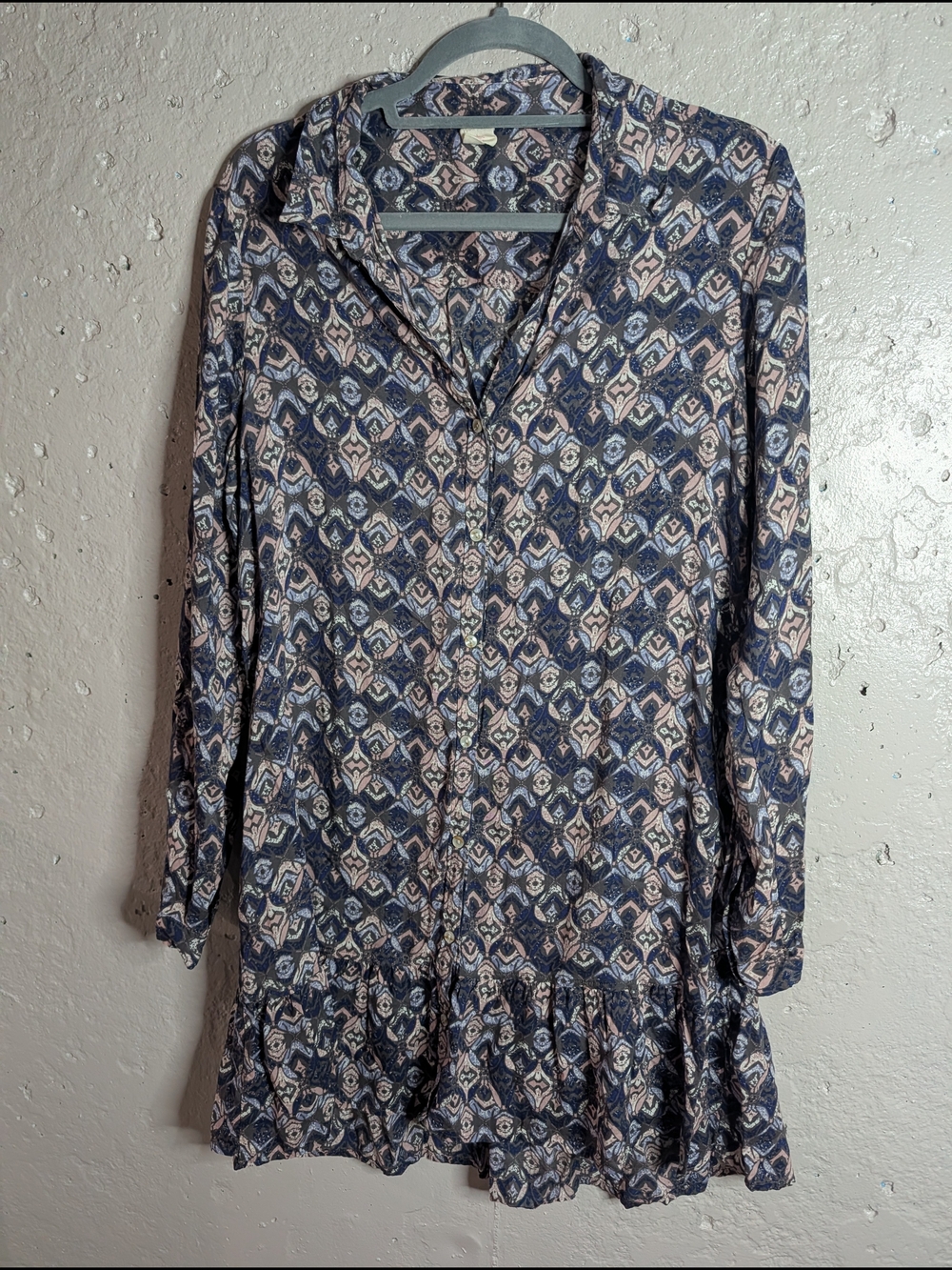 Wild Pearl Geometric Drop Waist Dress Mod Inspired Viscose